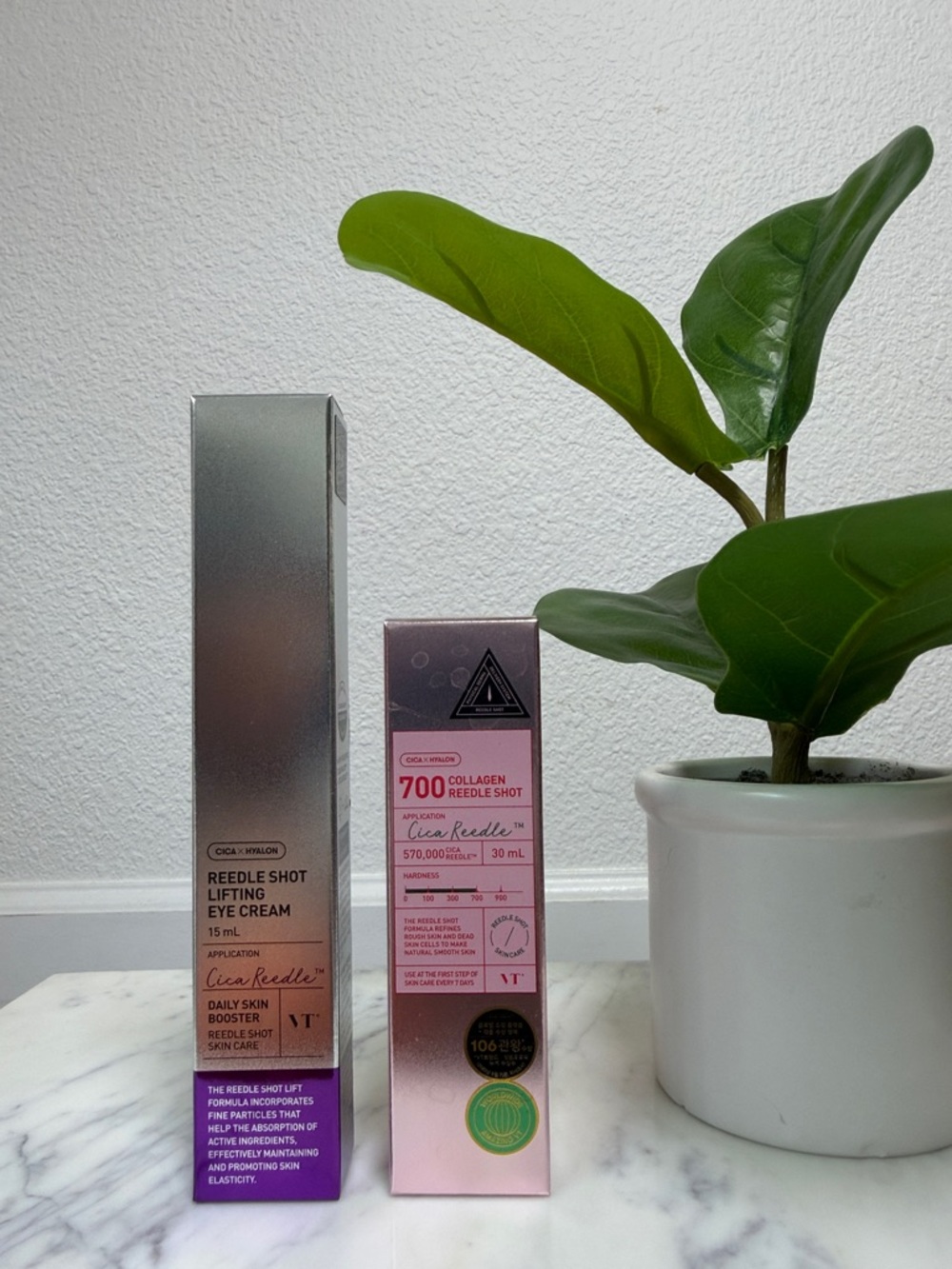 VT Cica Reeddle Needle Shot Lifting Eye Cream + Collagen Reedle Shot 700 - Picture 2 of 7